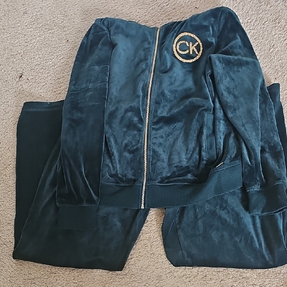 Calvin Klein Midnight Velvet Tracksuit - Picture 1 of 9
